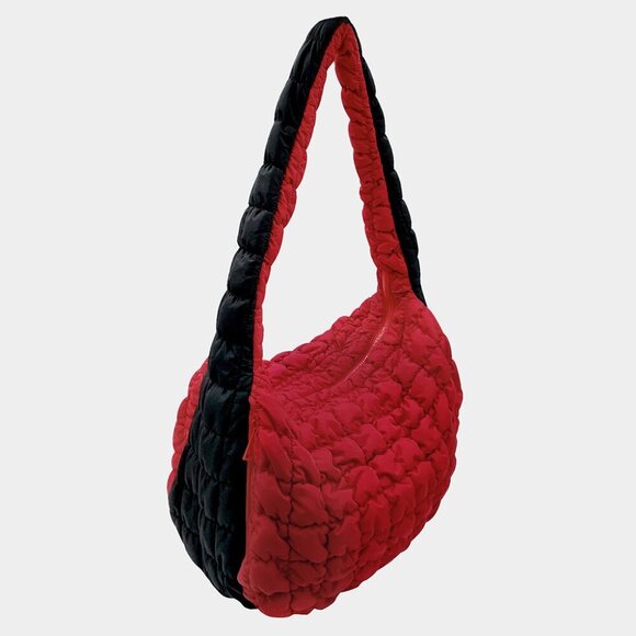 GEORGIA BULLDOGS FOOTBALL Game Day Quilted Puffer Shoulder / Crossbody Handbag - Picture 3 of 6